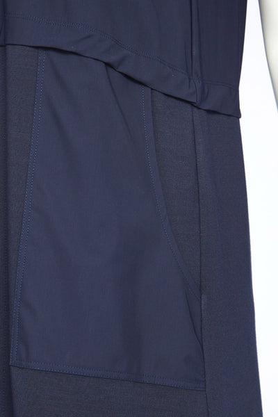 Naya NAS23114 Navy Long Line Gillet