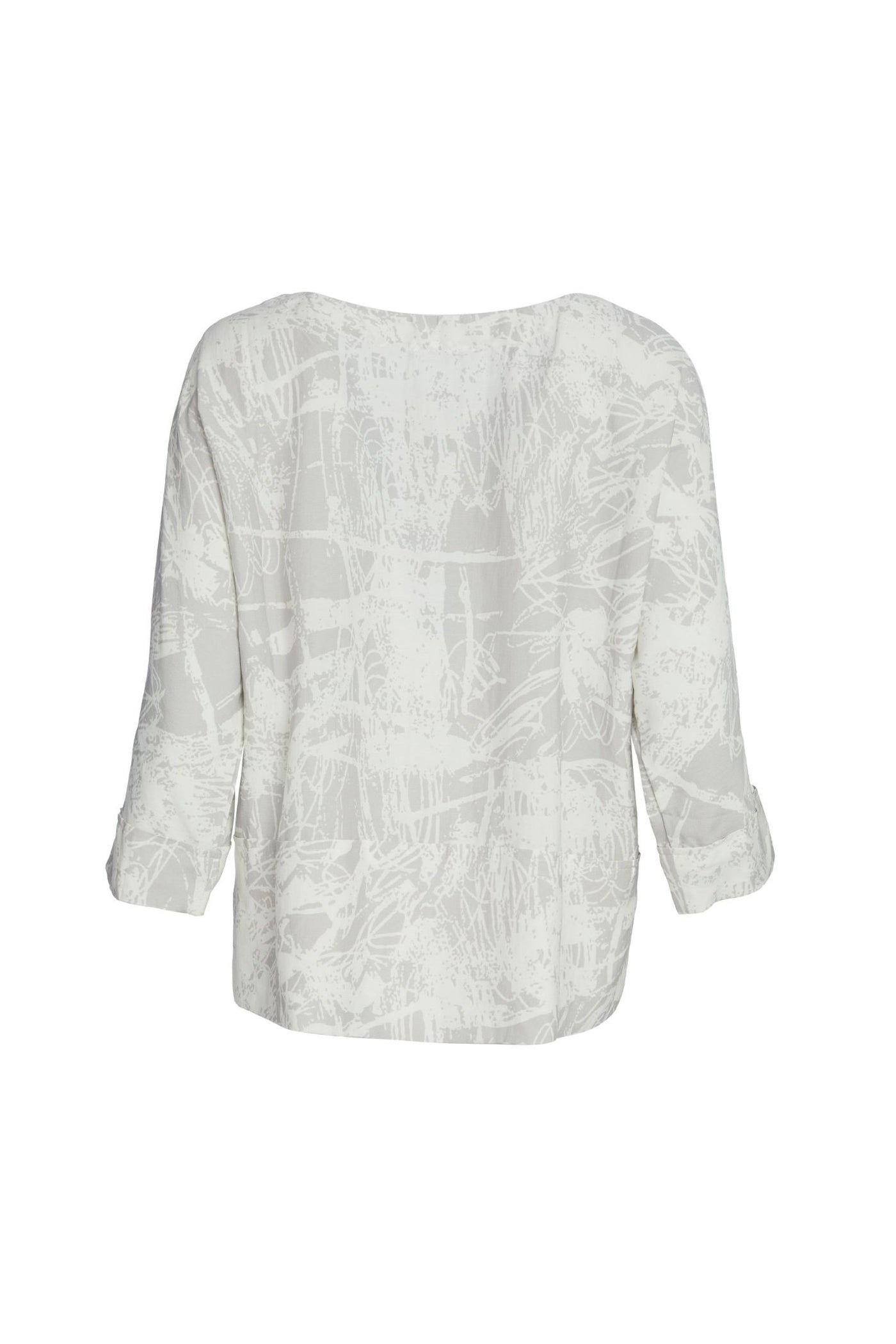 Naya NAW23249 Silver Cream Long Sleeved Top