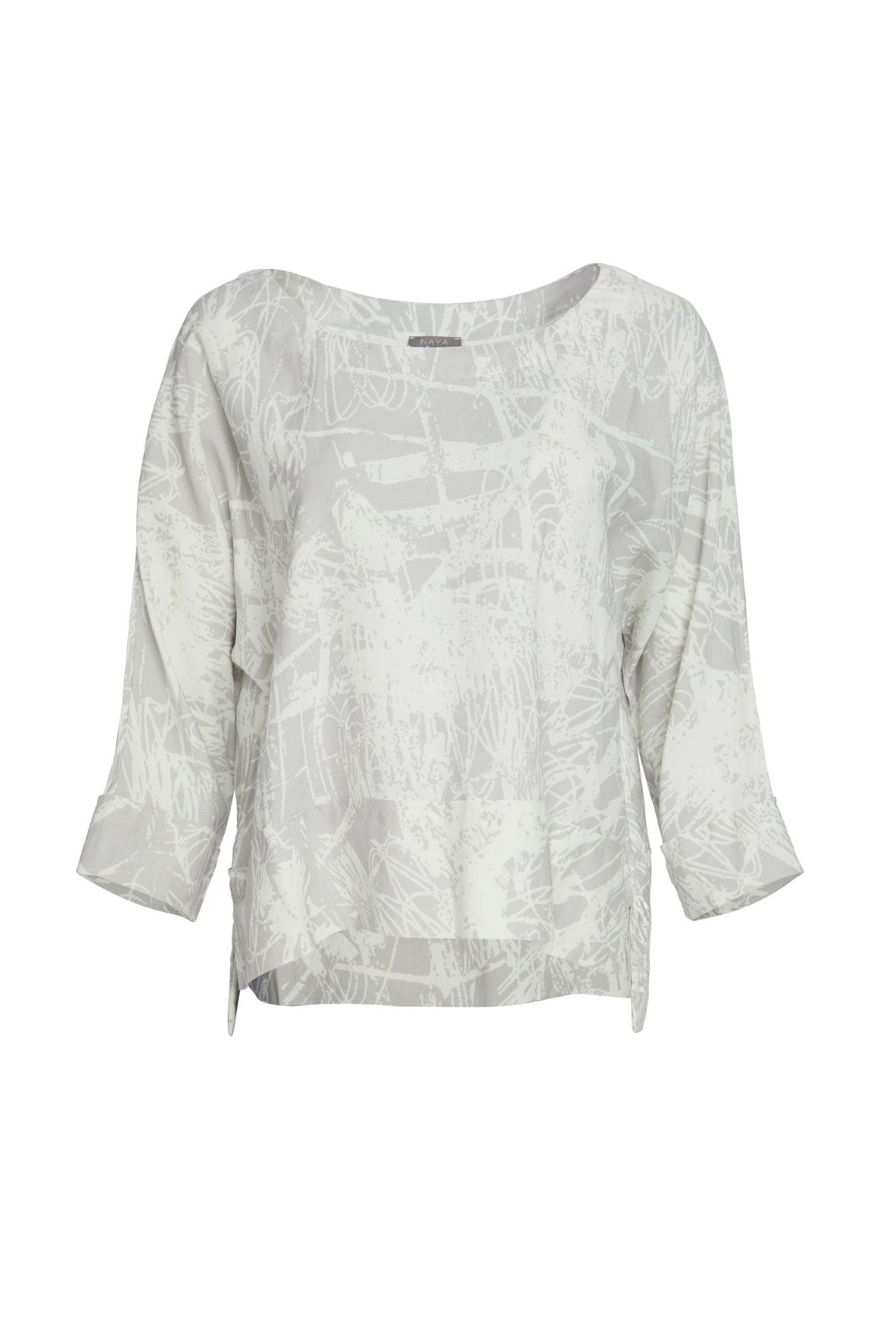 Naya NAW23249 Silver Cream Long Sleeved Top
