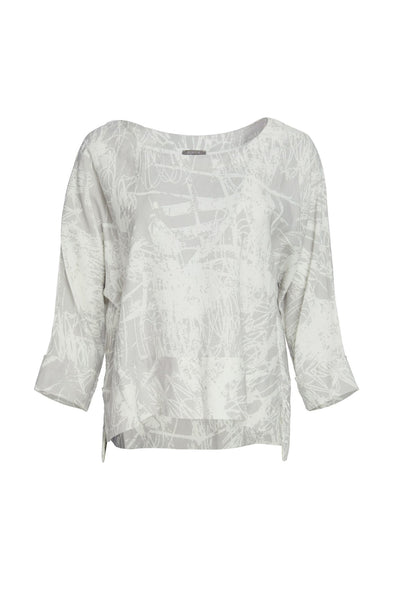 Naya NAW23249 Silver Cream Long Sleeved Top