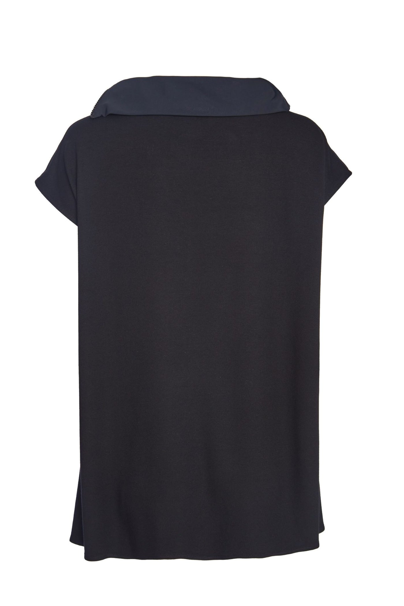 Naya NAW23266 Polo Neck Top Contrast Panels