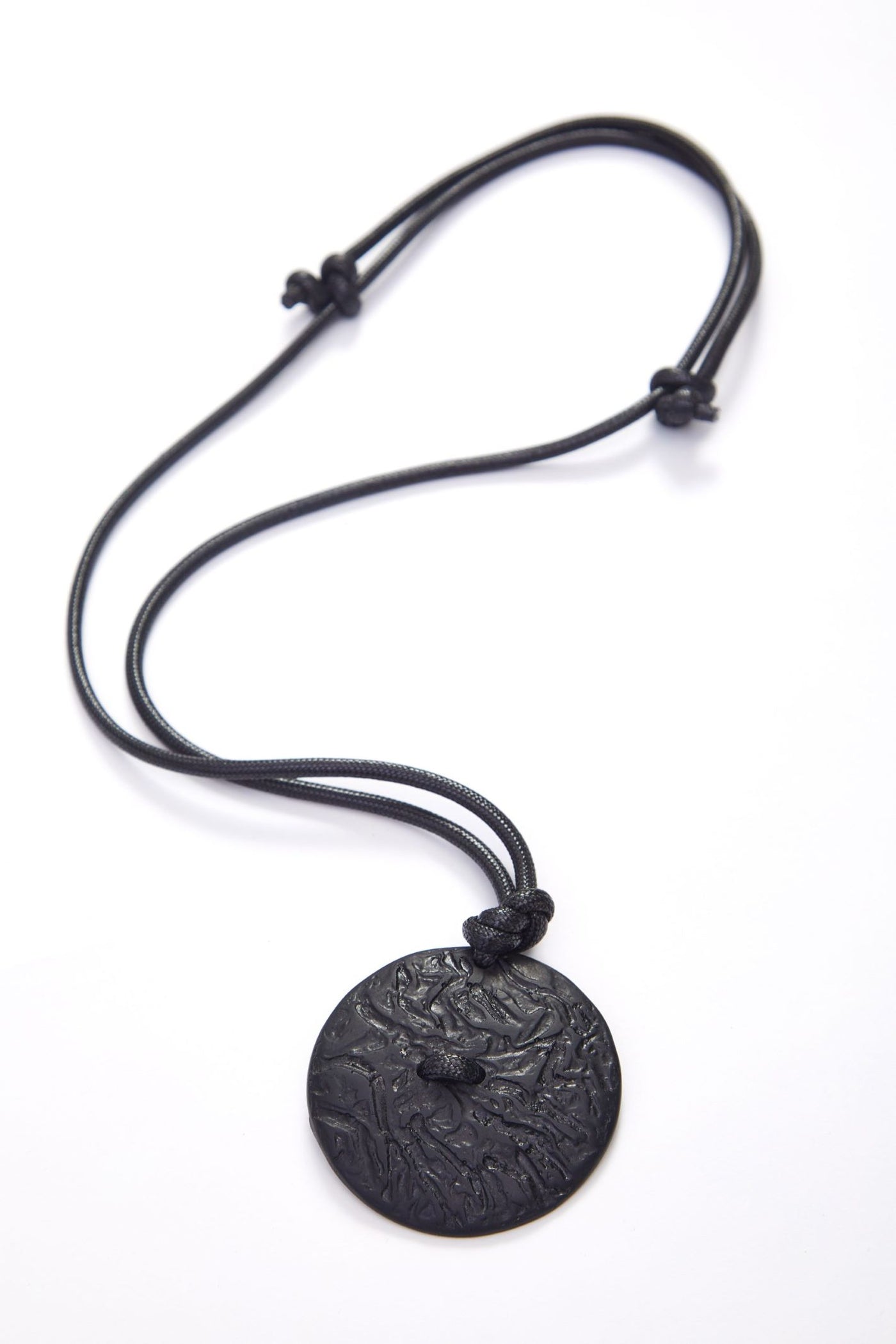 Naya NAS23296 Black Circle Necklace