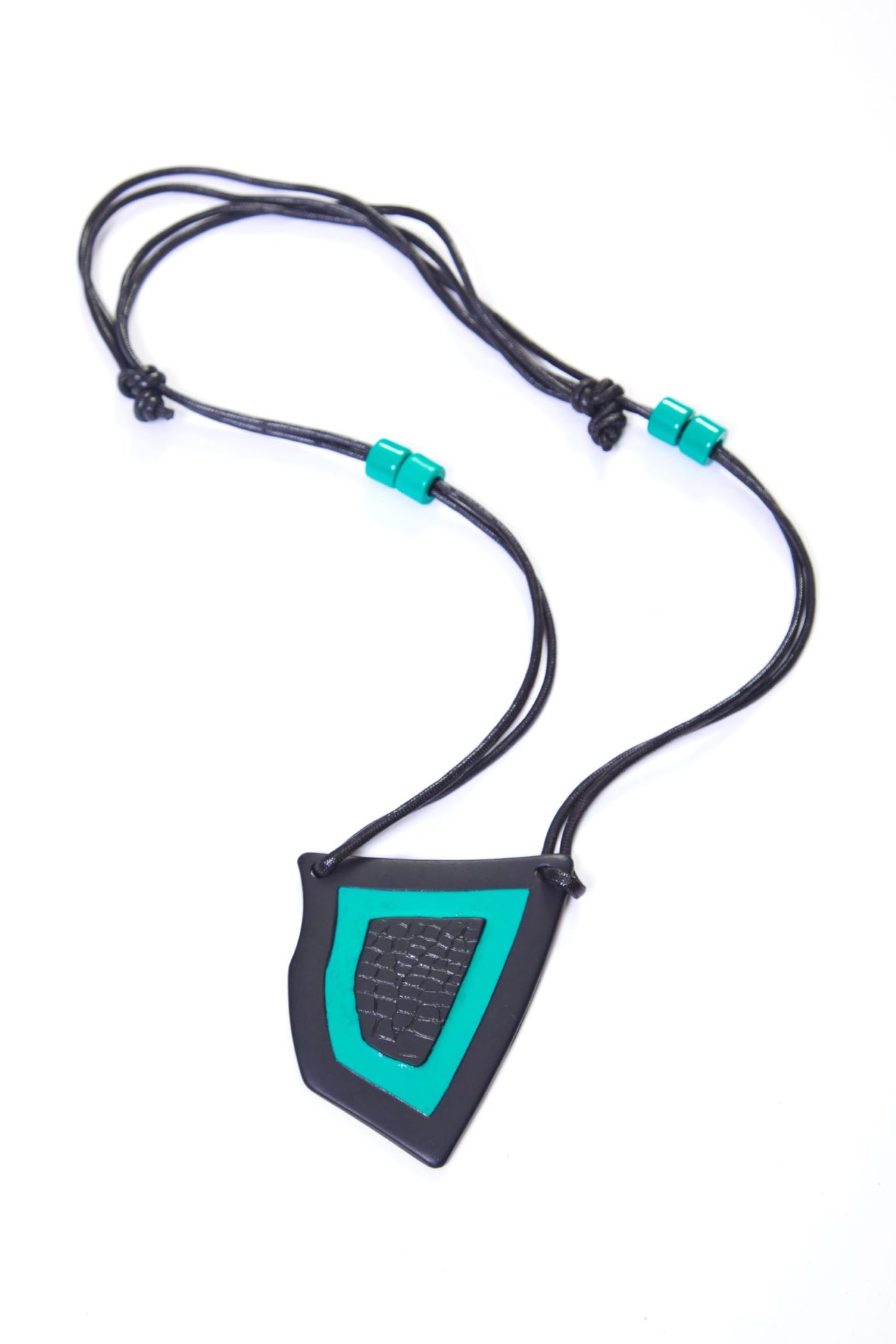 Naya NAS23302 Teal Black Necklace