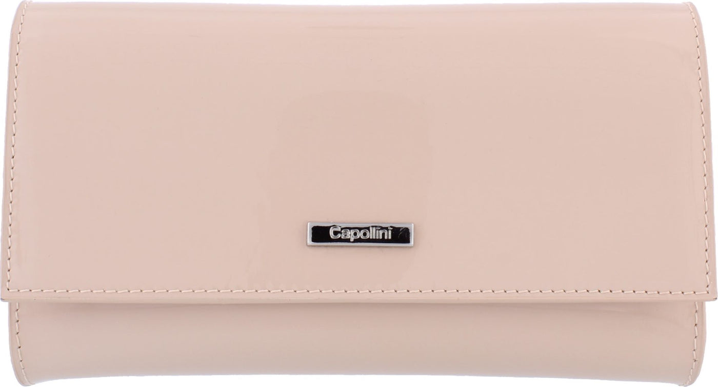 Capollini Mazy Nude Pink Patent Bag C177