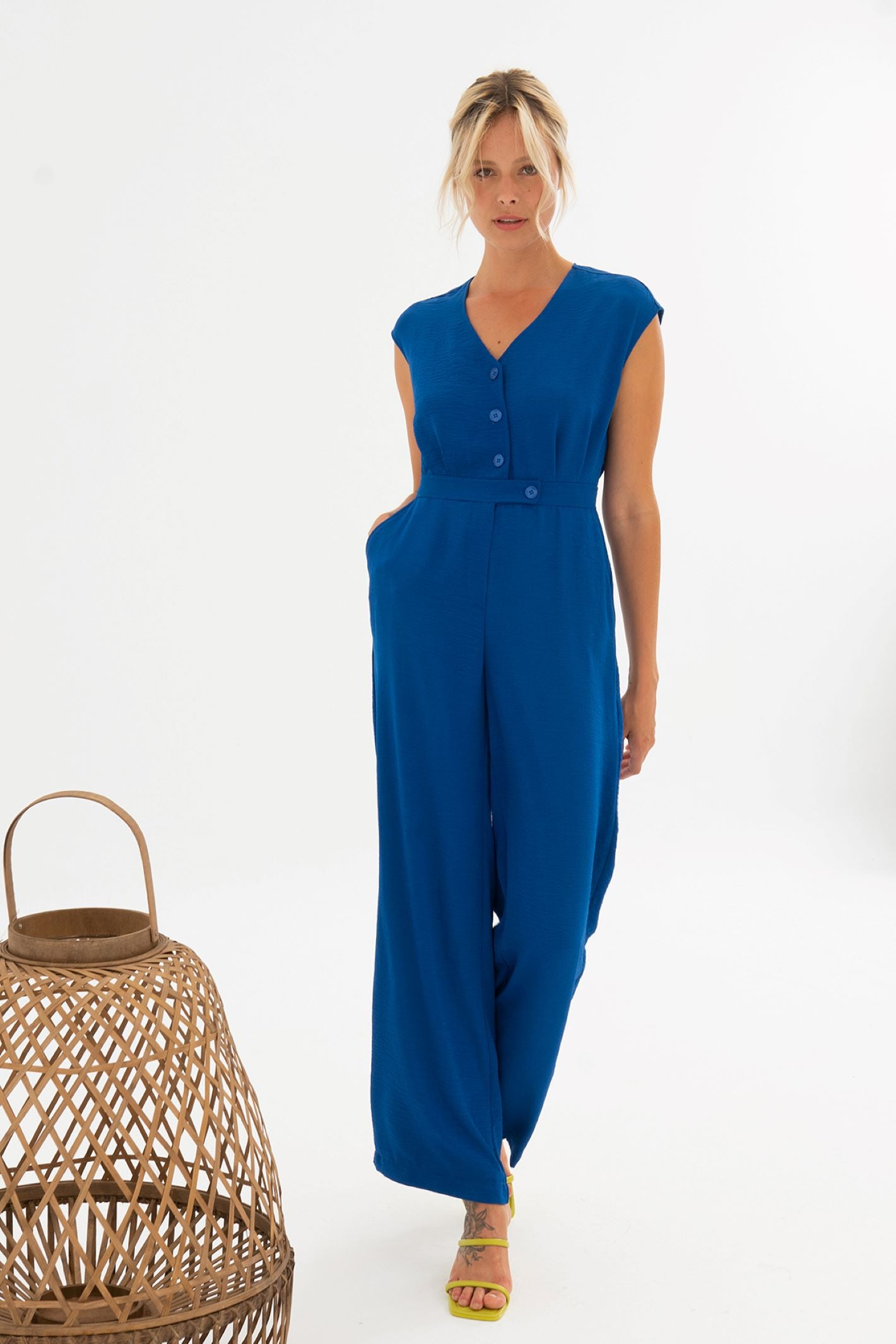 Tinta Style Paty Jumpsuit Royal Blue – Rouge Boutique Inverness