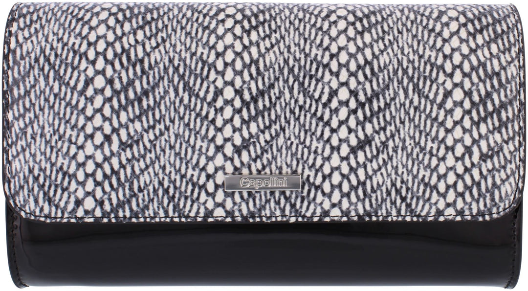 Capollini Stella Black Clutch Bag