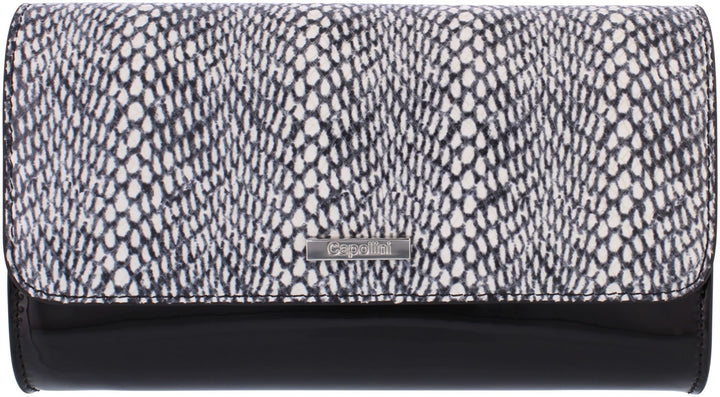 Capollini Stella Black Clutch Bag