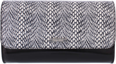 Capollini Stella Black Clutch Bag