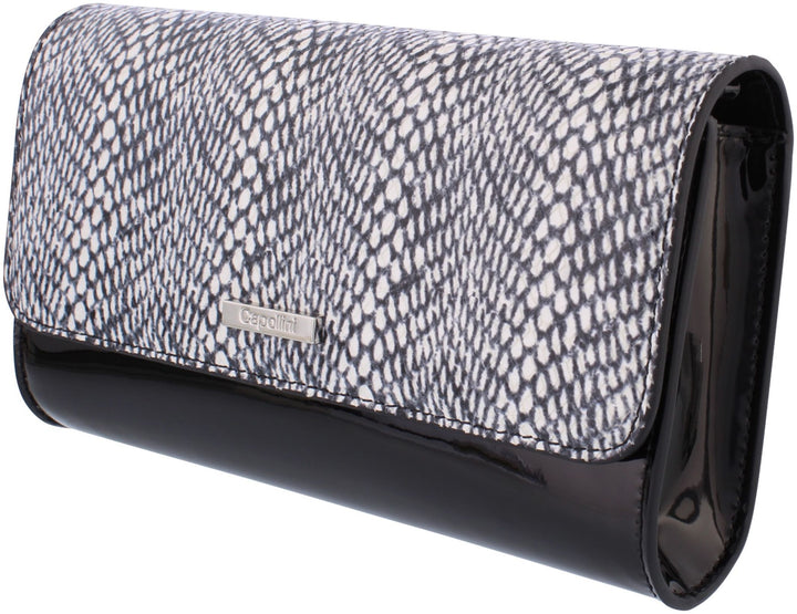 Capollini Stella Black Clutch Bag
