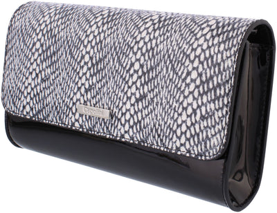 Capollini Stella Black Clutch Bag