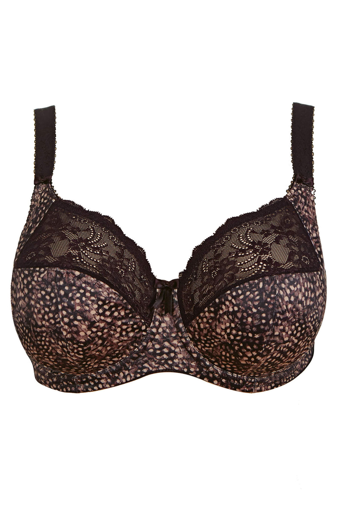 Elomi EL4110EBY Morgan Ebony Black Stretch Banded Underwired Full Cup Bra - Rouge Boutique Inverness