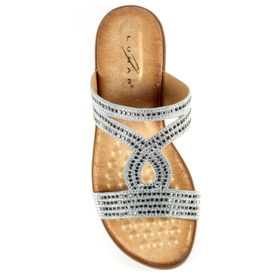 Lunar JLH390 Chavez Silver Sandal